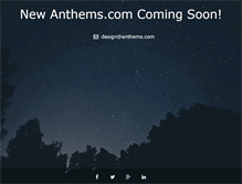 Tablet Screenshot of anthems.com